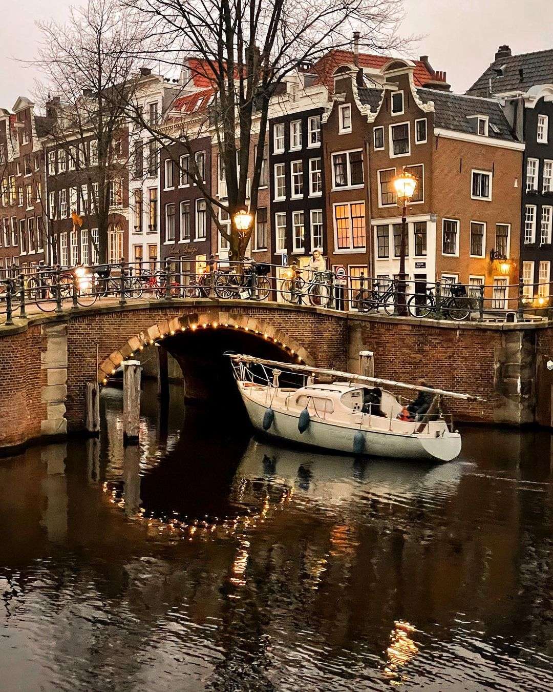 Cute sailboat tour through Amstelveense canals