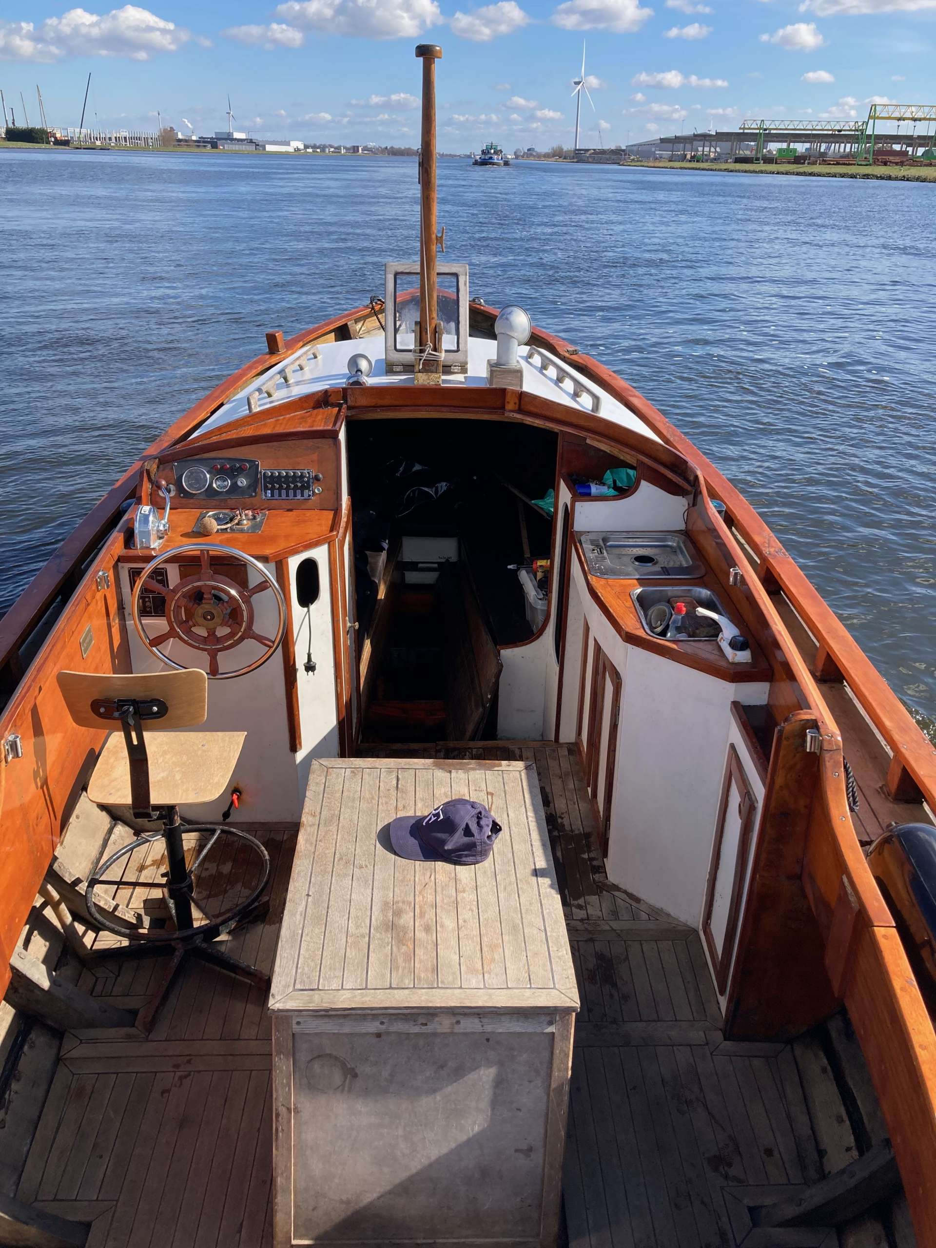 Zweedse houten motorboot Snipa (Spitsgat)