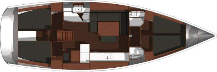 DUFOUR 450 GRAND`LARGE (4 CABINS, FROM 2015)