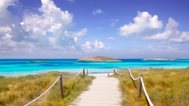 path to beach Formentera